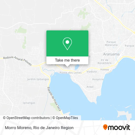 Morro Moreno map