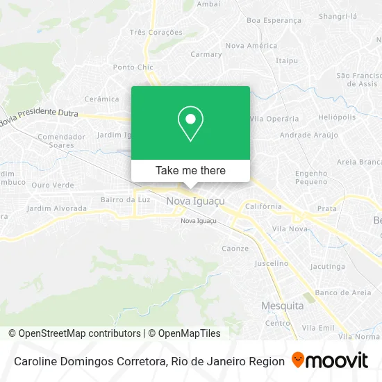 Caroline Domingos Corretora map