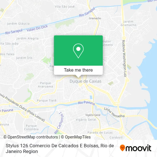 Stylus 126 Comercio De Calcados E Bolsas map