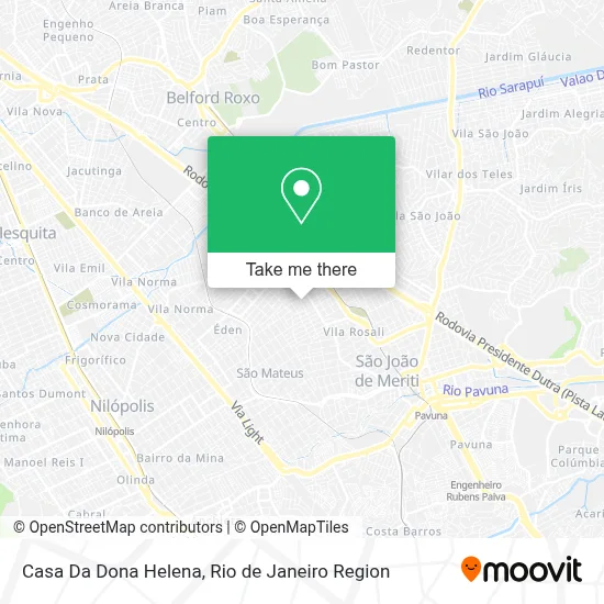 Casa Da Dona Helena map
