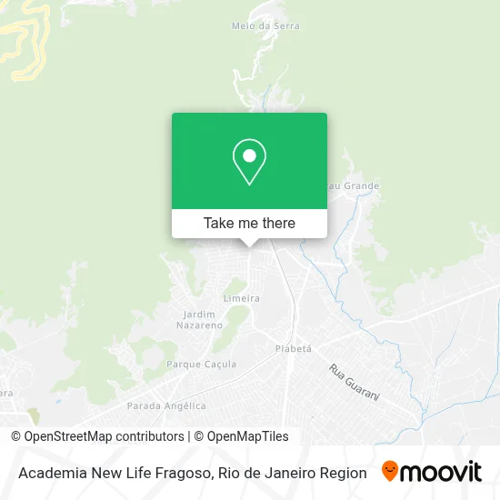 Academia New Life Fragoso map