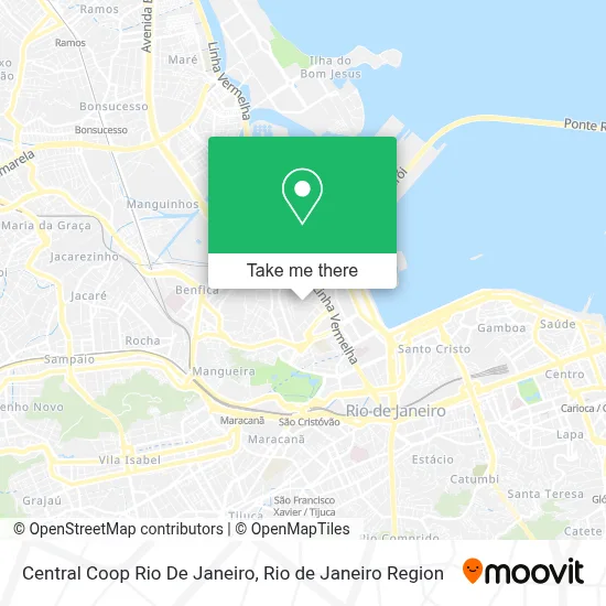 Central Coop Rio De Janeiro map