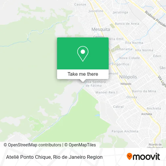 Ateliê Ponto Chique map