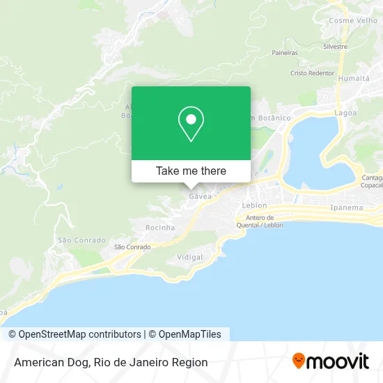 American Dog map