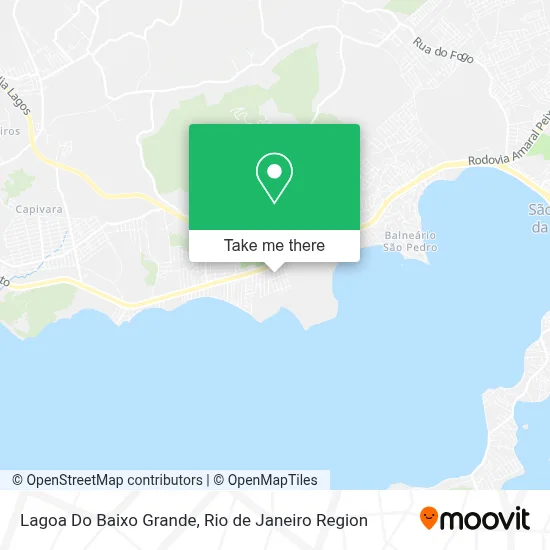 Lagoa Do Baixo Grande map