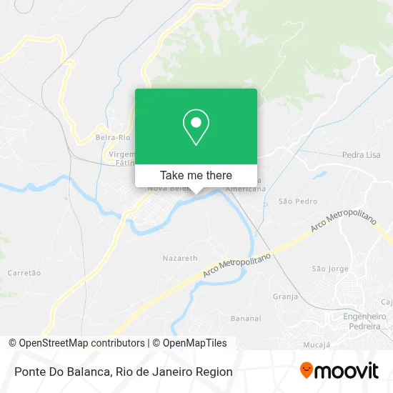 Ponte Do Balanca map