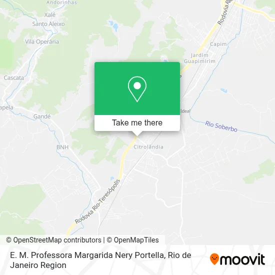 E. M. Professora Margarida Nery Portella map