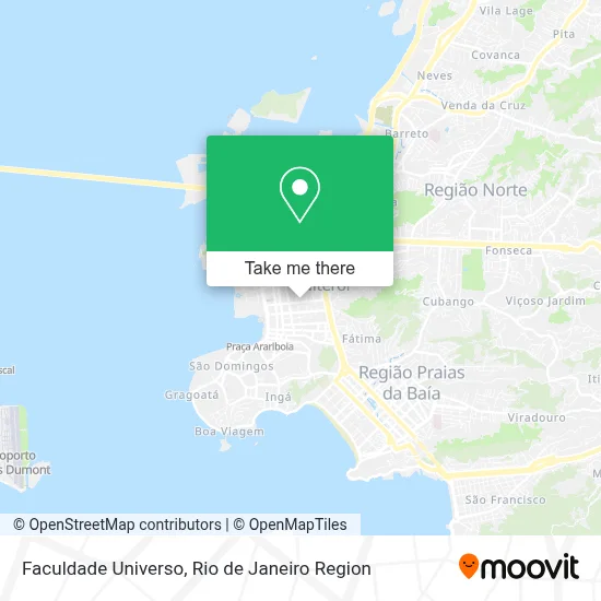 Faculdade Universo map