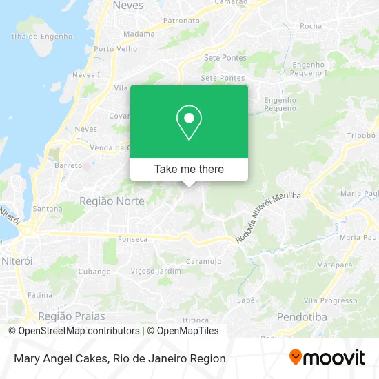 Mary Angel Cakes map