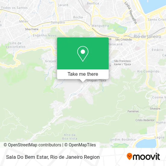 Sala Do Bem Estar map