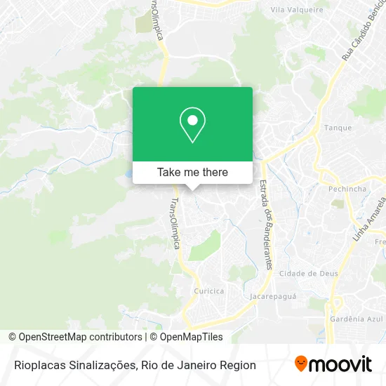 Rioplacas Sinalizações map