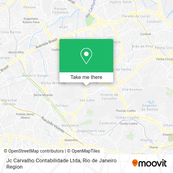 Jc Carvalho Contabilidade Ltda map