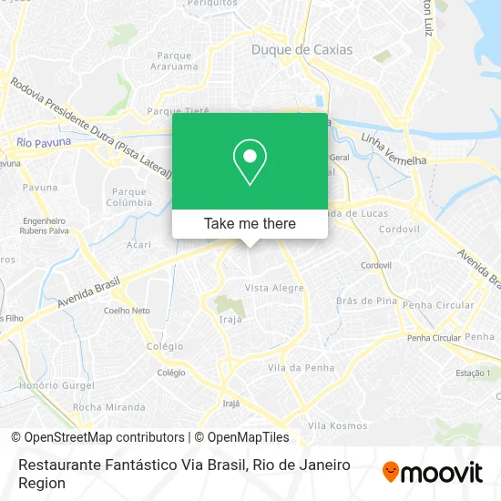 Restaurante Fantástico Via Brasil map