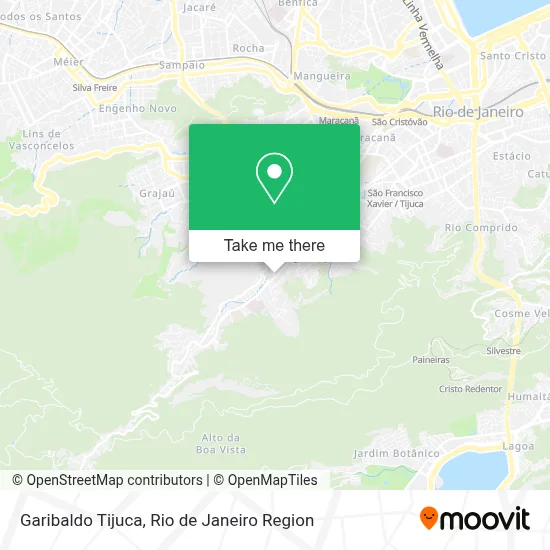 Garibaldo Tijuca map