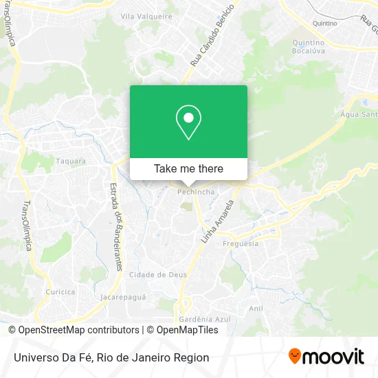 Universo Da Fé map