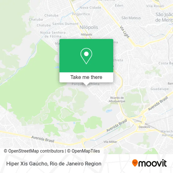 Hiper Xis Gaúcho map