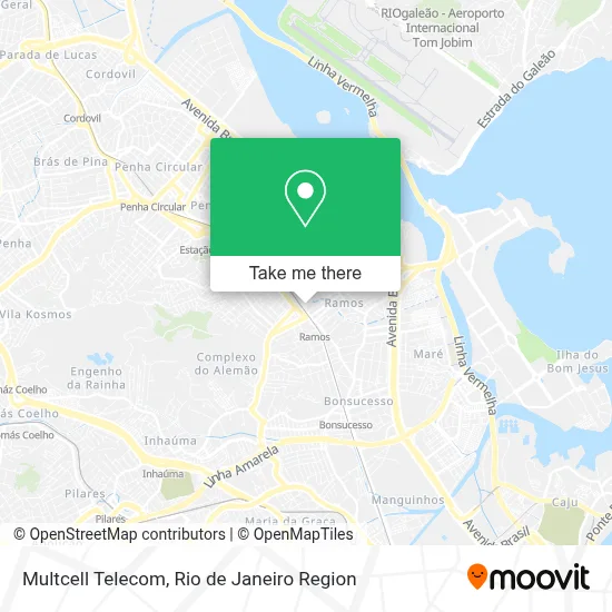 Multcell Telecom map