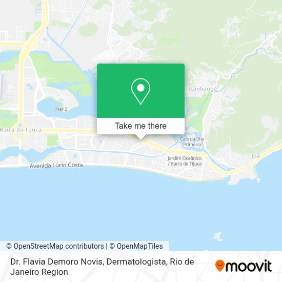 Dr. Flavia Demoro Novis, Dermatologista map
