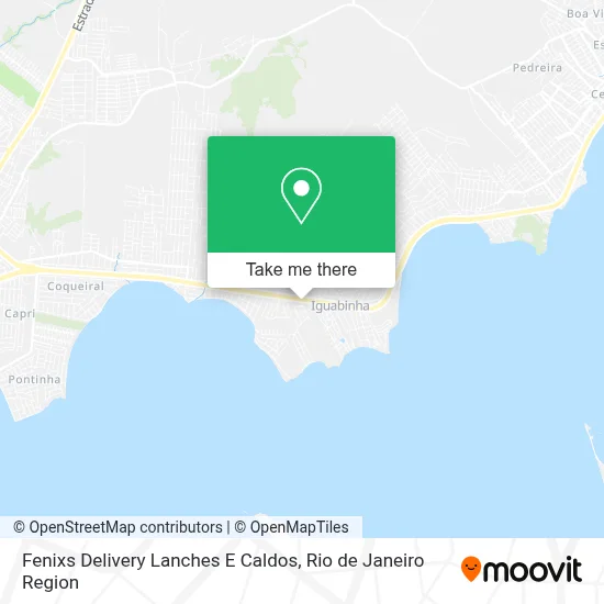 Fenixs Delivery Lanches E Caldos map