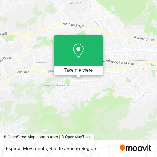 Espaço Movimento map