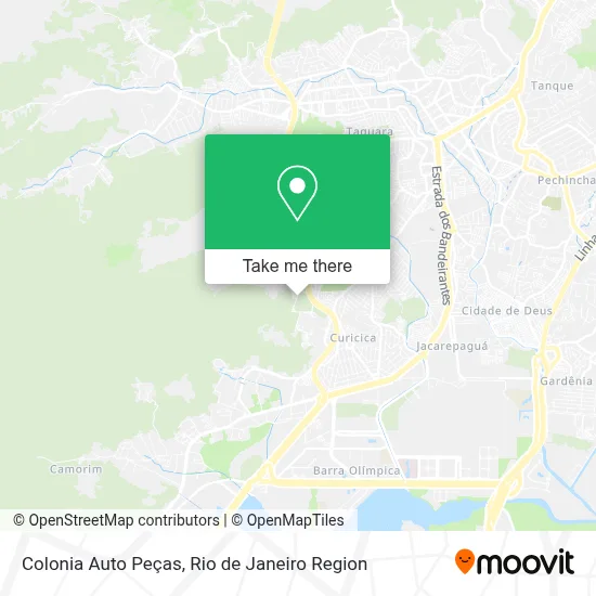 Colonia Auto Peças map