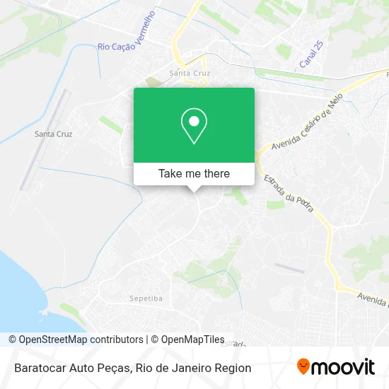Baratocar Auto Peças map
