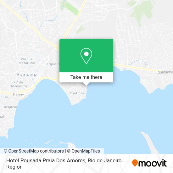 Hotel Pousada Praia Dos Amores map