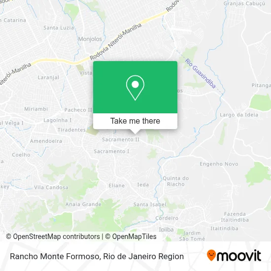 Rancho Monte Formoso map