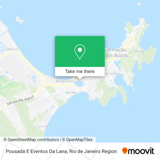 Pousada E Eventos Da Lana map