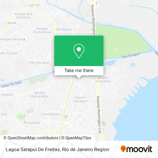 Lagoa Sarapui De Freitas map