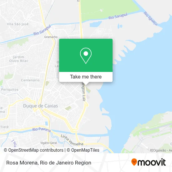 Rosa Morena map