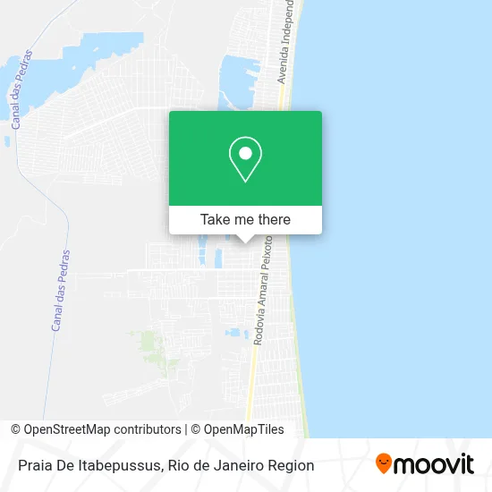 Praia De Itabepussus map