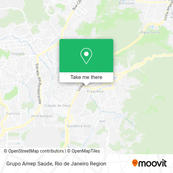Grupo Amep Saúde map