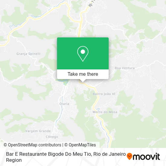 Bar E Restaurante Bigode Do Meu Tio map