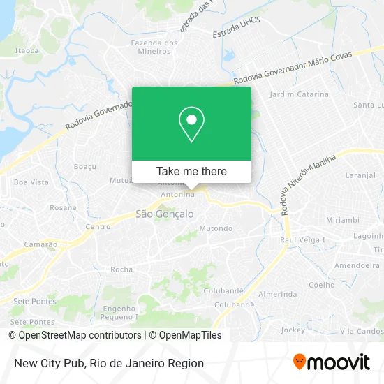 New City Pub map