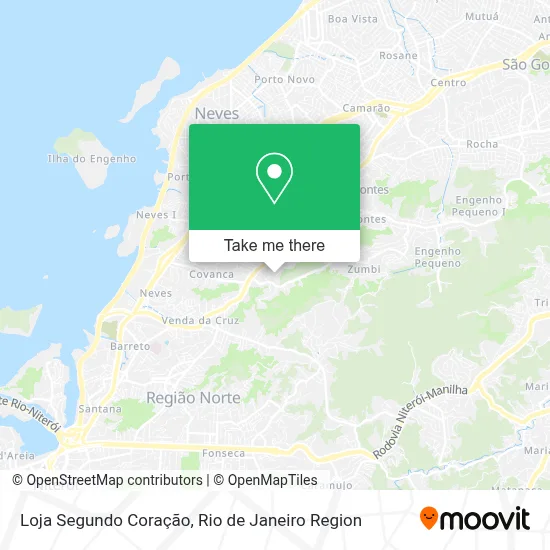 Loja Segundo Coração map