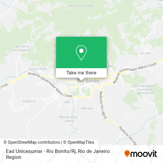 Ead Unicesumar - Rio Bonito/Rj map