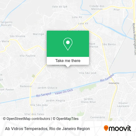 Ab Vidros Temperados map