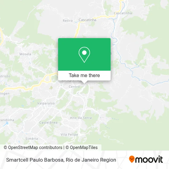 Smartcell Paulo Barbosa map