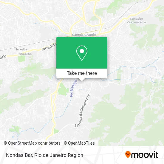 Nondas Bar map