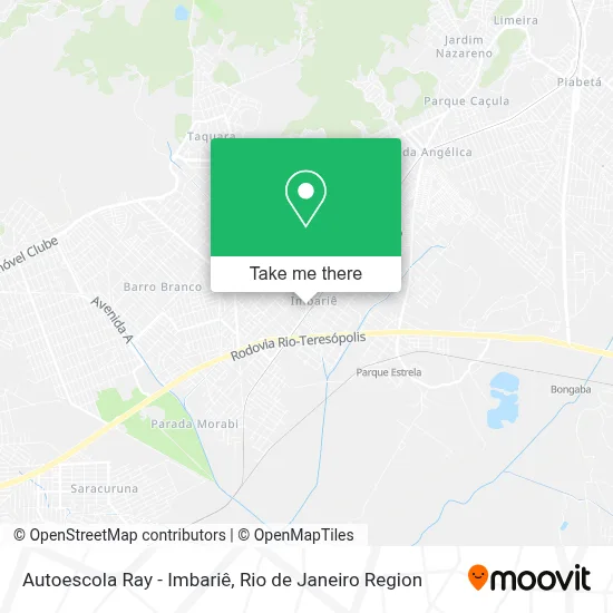 Autoescola Ray - Imbariê map