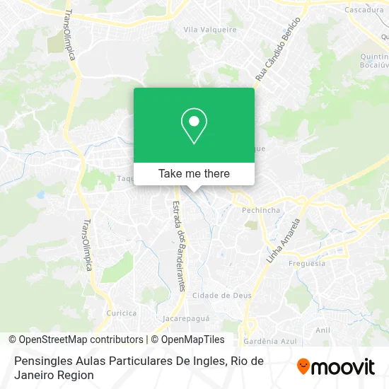 Pensingles Aulas Particulares De Ingles map