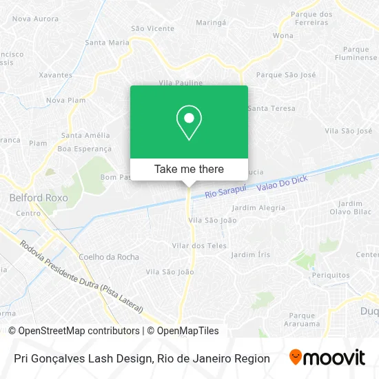 Pri Gonçalves Lash Design map