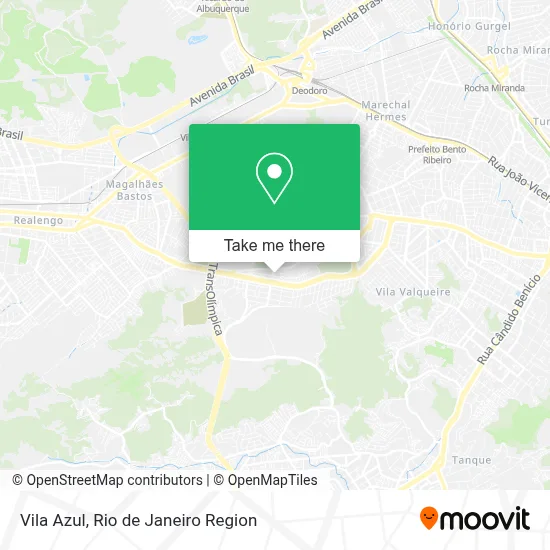 Vila Azul map