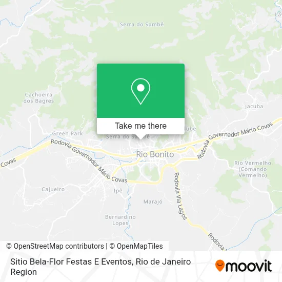 Sitio Bela-Flor Festas E Eventos map