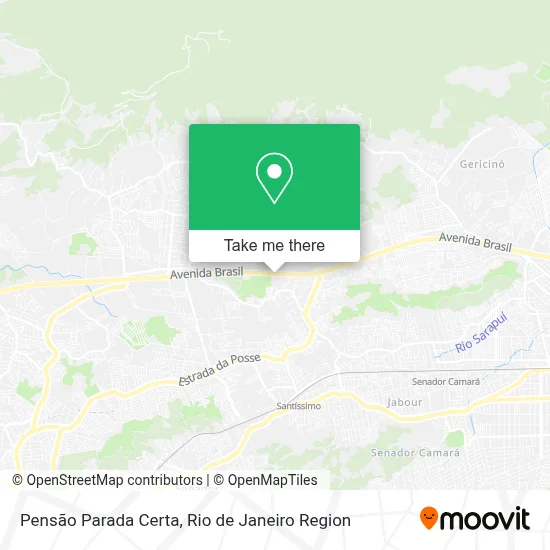 Pensão Parada Certa map