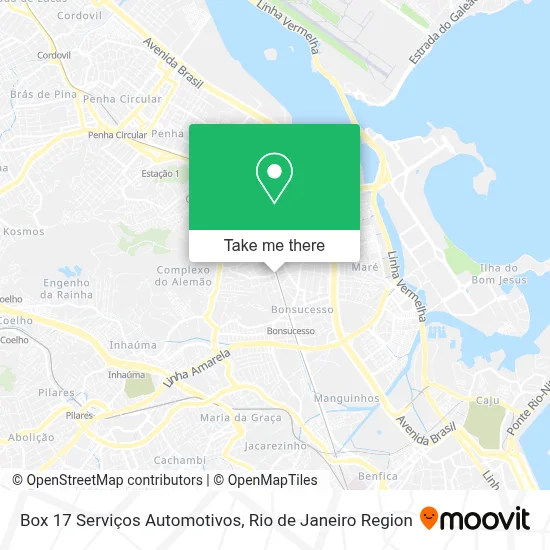 Box 17 Serviços Automotivos map