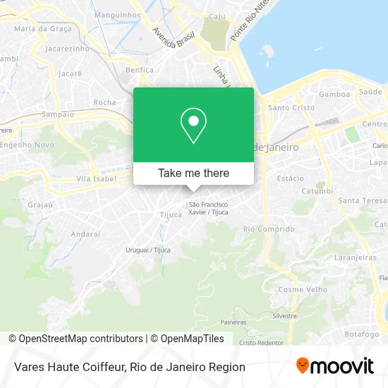 Vares Haute Coiffeur map