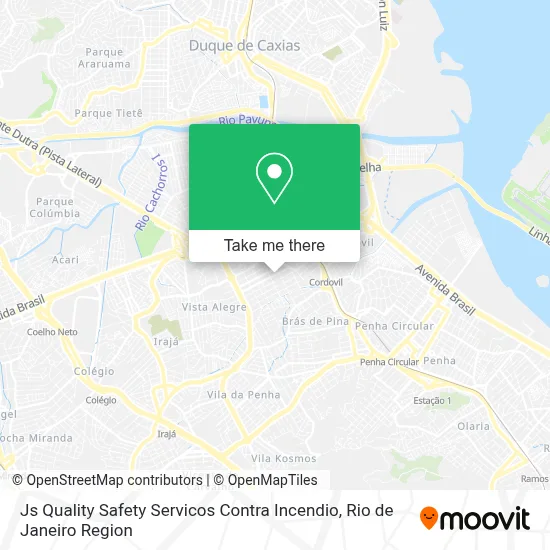 Js Quality Safety Servicos Contra Incendio map