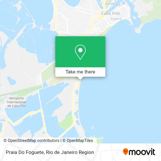 Praia Do Foguete map